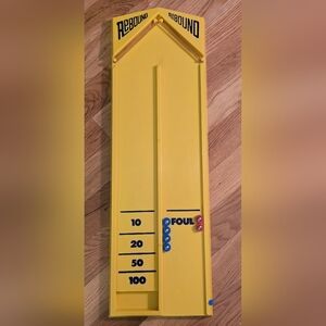 Rebound Track Board Game 1986 Ideal Games Vintage w/ Box 7091 Missing 2 Sliders